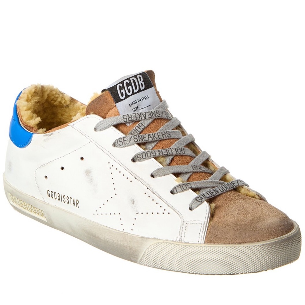 Golden Goose super star shearling lined sneakers 8/38